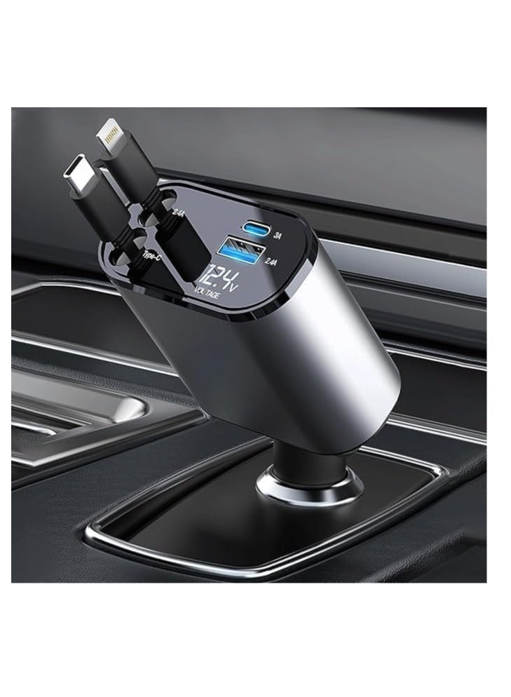 120W Car Charger Retractable