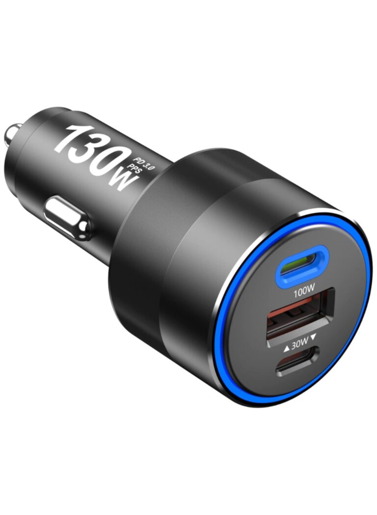 130W USB C Car Fast Charger