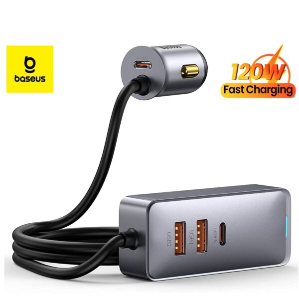 4 Multi USB Car Charger Adapter