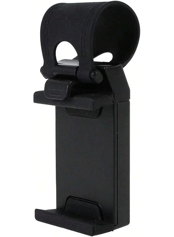 Black Car stroller Phone Holder for Auto Steering Wheel Car