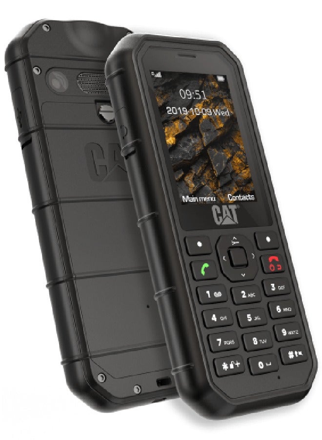 CAT B26 Dual Sim Fully Waterproof Rugged Phone Black