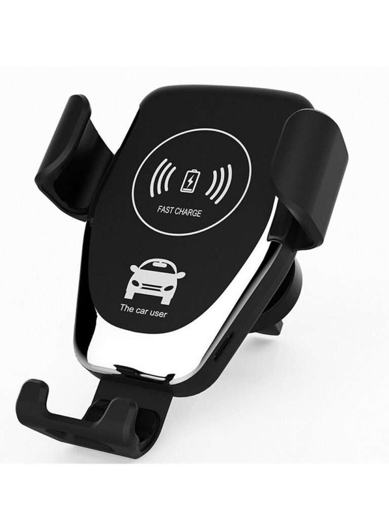 Car Phone Wireless Charger and Holder 10 Watt for Car Air Vent ( Black )