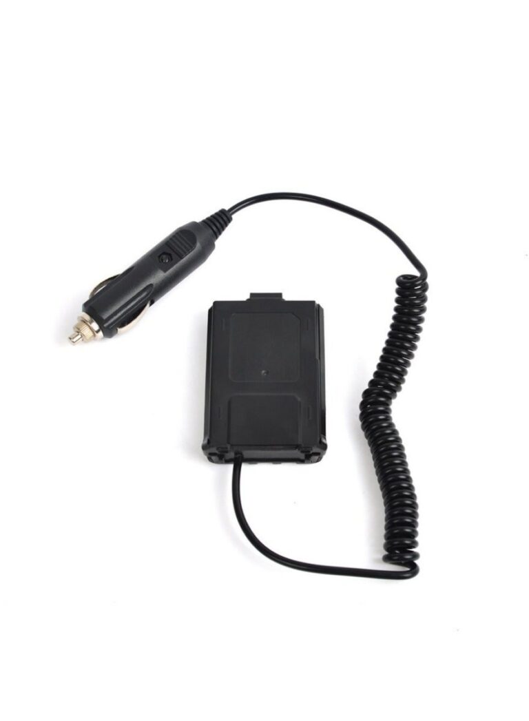 Dual Band FM Transceiver Radio UV-5R Series Car Battery Silencer Charger.