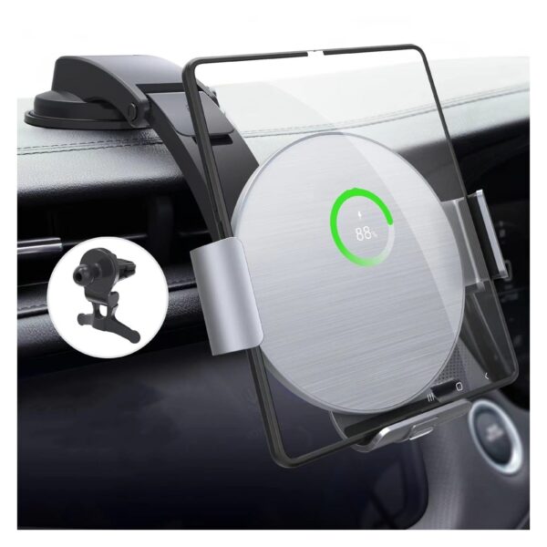 Dual Coil Wireless Car Charger for Galaxy Z Fold 5/4/3/2 iPhone 15/14/13/12/11 Pro Max/X