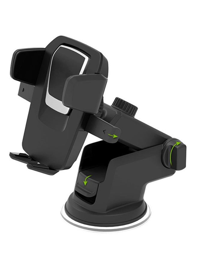 Easy One Touch Car Mount Holder For Smartphones Black