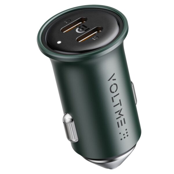 Fast Car Charger Mini PD 30W Dual Port USB C Car Charger