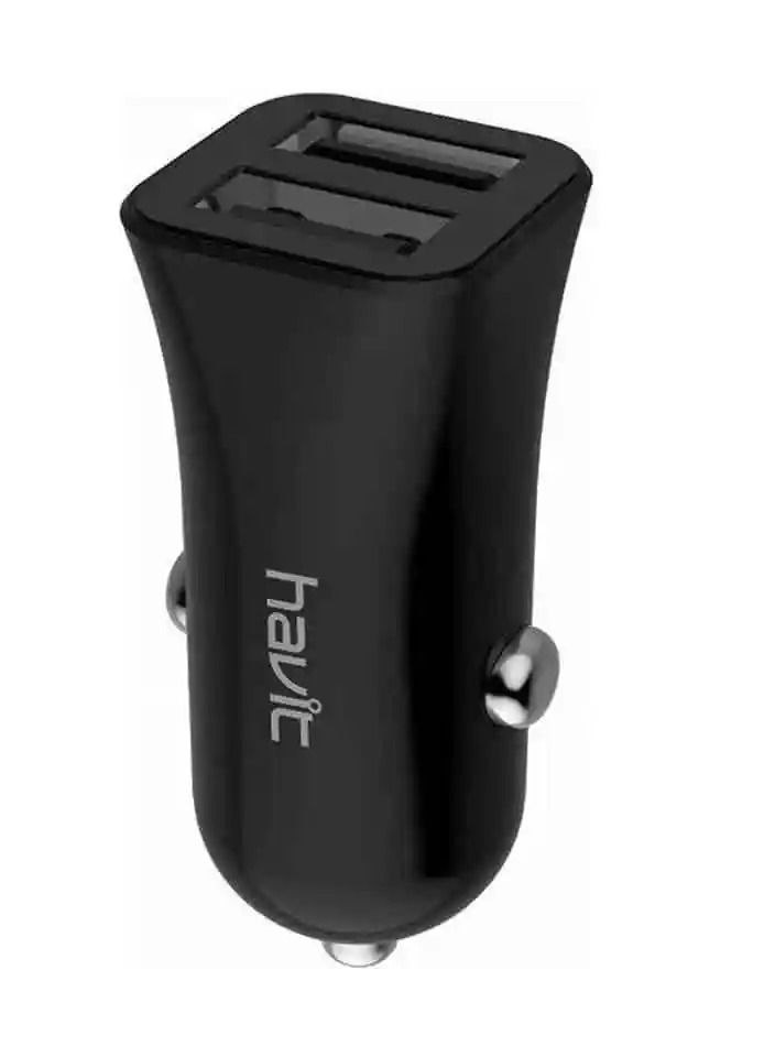 HAVIT HV-H236 Dual USB Ports Car Charger-Black