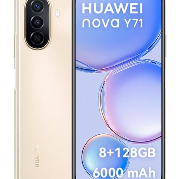 HUAWEI Nova Y71 Dual SIM Gold 8GB RAM 128GB 4G - Middle East Version