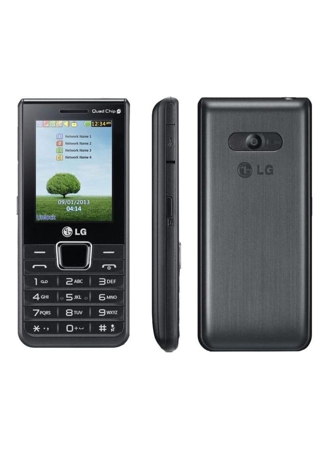 Lg A395 Four SIM Black 512MB RAM/128MB Mobile Phone