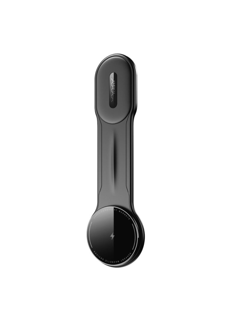 MagSafe Car Mount Magnetic Car Holder Wireless Charger Black Multifunctional Design Combines a foldable holder