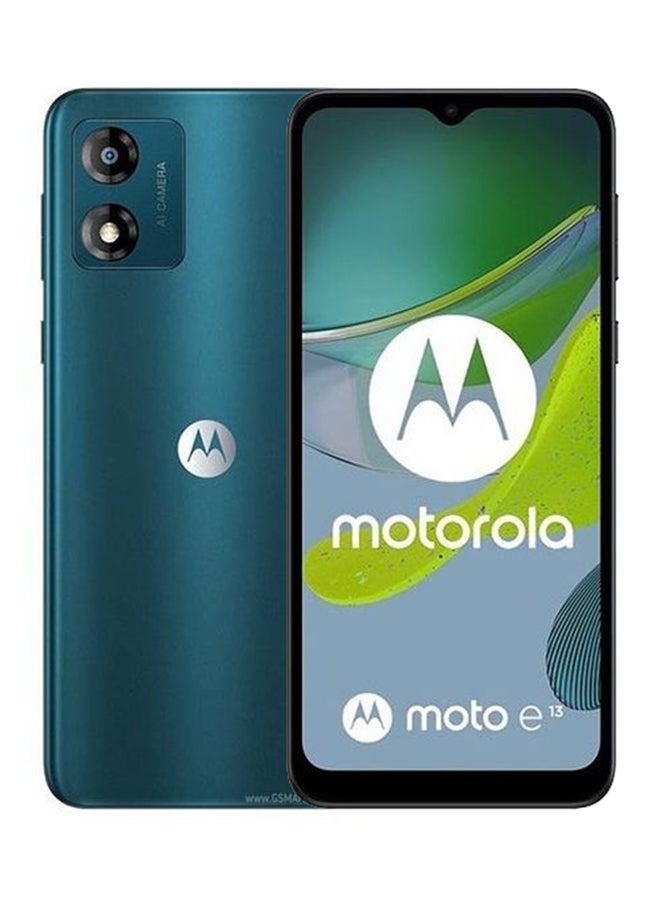 Motorola E13 Dual Sim Aurora Green 2GB RAM 64GB 4G LTE- Middle East Version