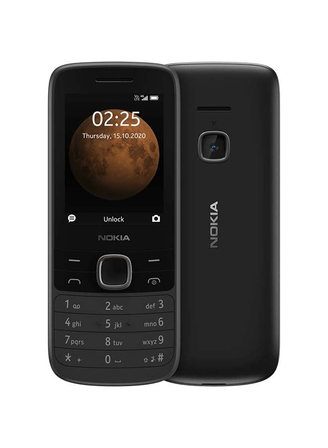 NOKIA 225 Black 64MB RAM 128MB 4G LTE- UAE Version