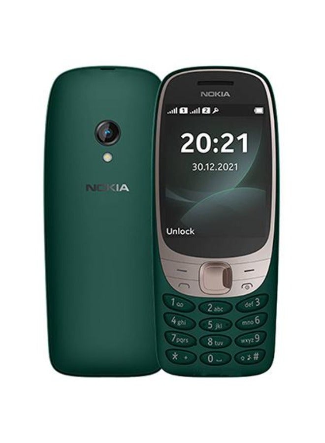 NOKIA 6310 Feature Phone Dual Sim Dark Green 8Mb Ram 16Mb 32Gb Expendable 4G