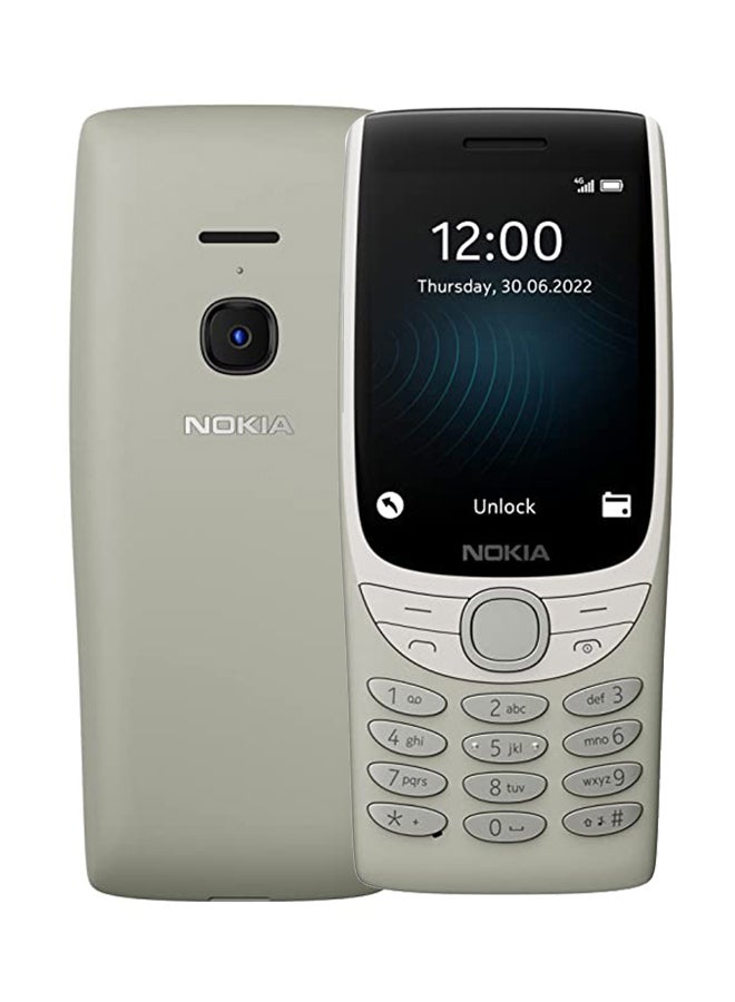 NOKIA 8210 Dual SIM Sand / Grey 48MB RAM 128MB 4G - Middle East Version