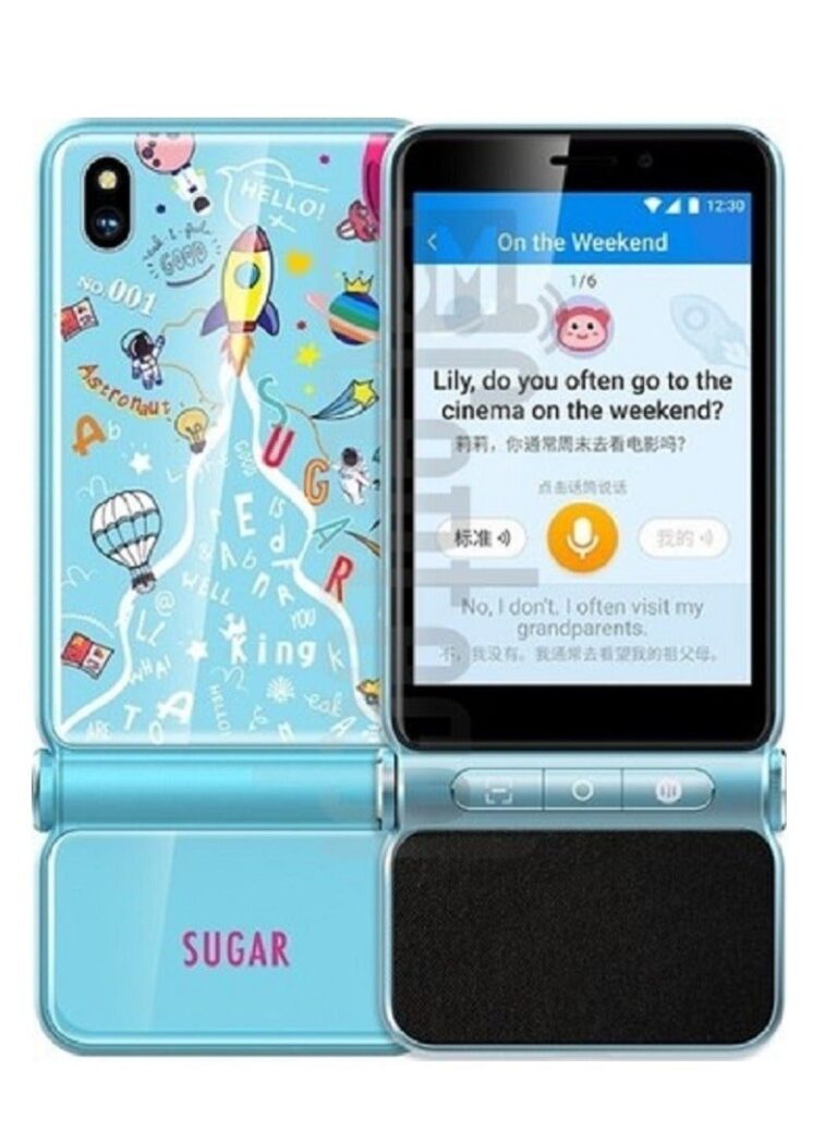 SUGAR A100 Blue 4G music 3.5" mini mobile smartphone cell phone