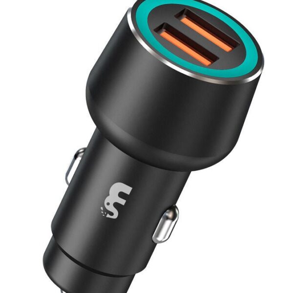 Super Fast Charging Fully Compatible With 100W Protocol Car Charger Double U Mobile Phone Car General Car Charge Low Temperature Fast Charge Not Afraid of Bumps and Uninterrupted Power