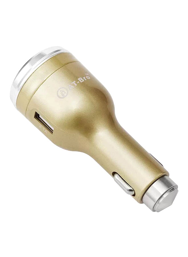 USB Charger With Electric Shaver Gold/Silver