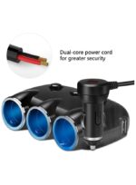 Socket Car Plug Splitter with Charger