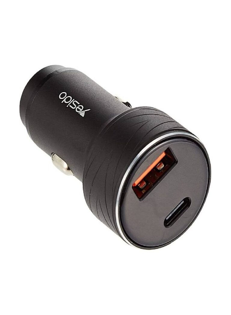 Yesido 36W Dual Pd Fast Car Charger