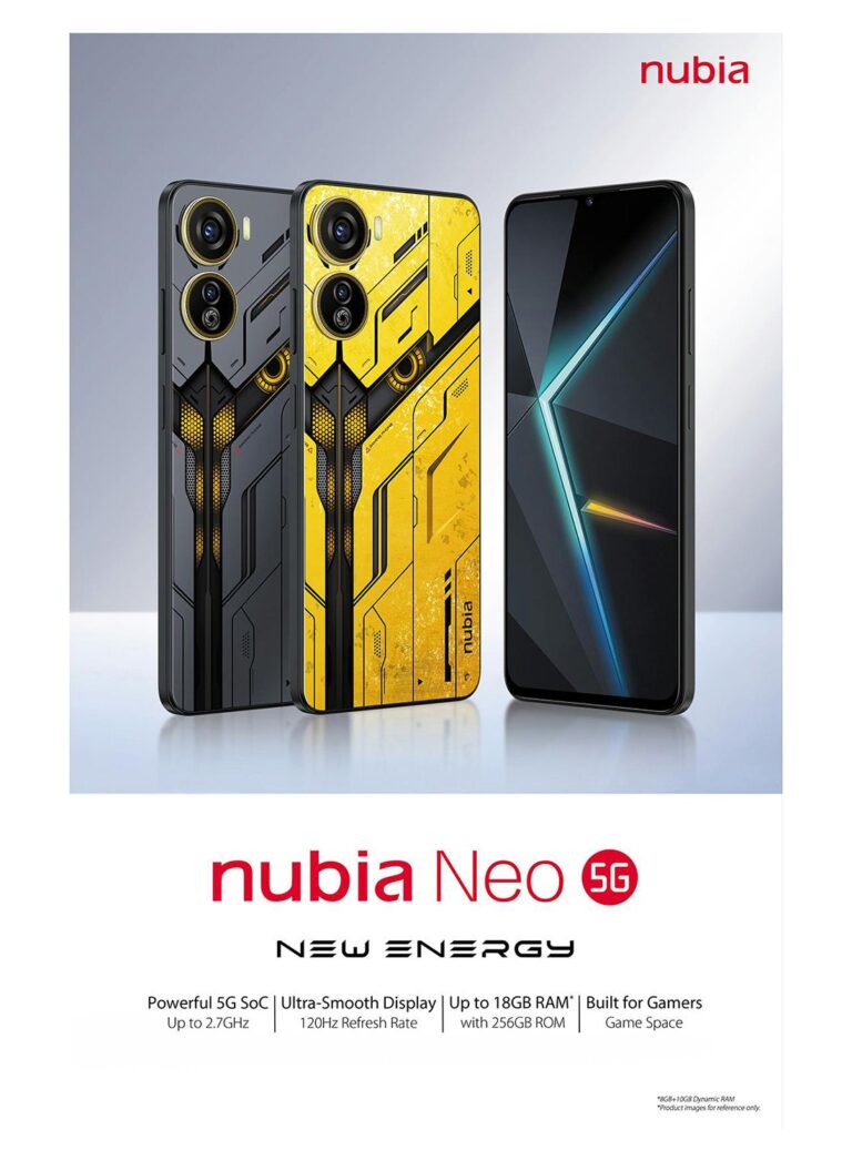 ZTE Nubia Neo 8GB RAM Dual SIM Black 256GB 5G - International Version