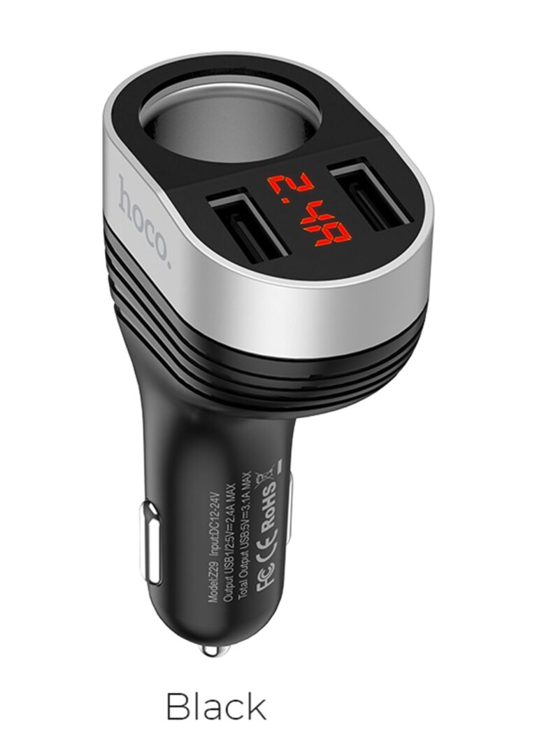 car charger Regal digital display cigarette lighter