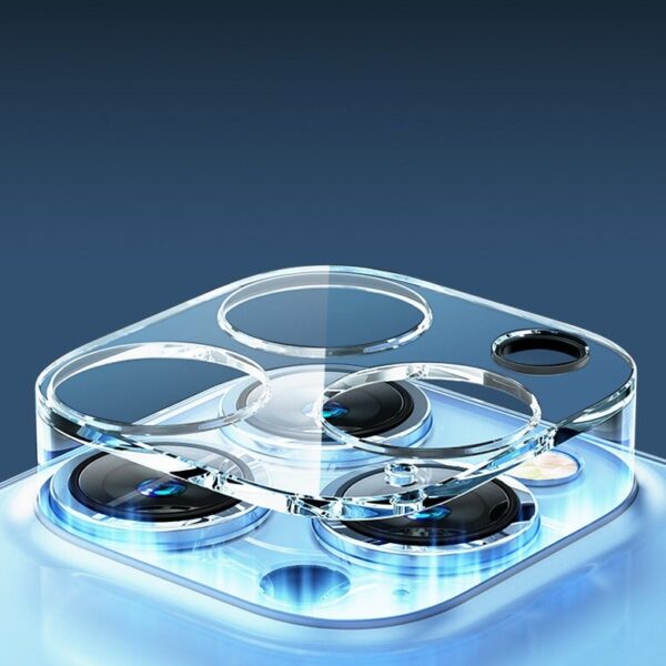 iPhone 15 Pro/15 Pro Max Camera Lens Protector【HD Clear Anti-Glare】【Case Friendly】Ultra-thin 9H Tempered Glass