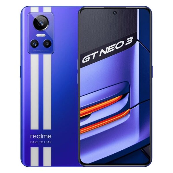 realme GT Neo 3 Dual SIM Nitro Blue 8GB RAM 256GB 5G 80W- International Version