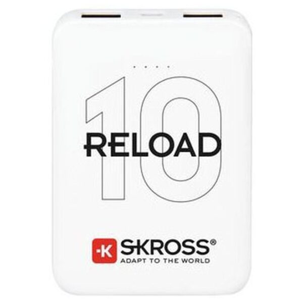 10000.0 mAh Reload 10 Power Bank White