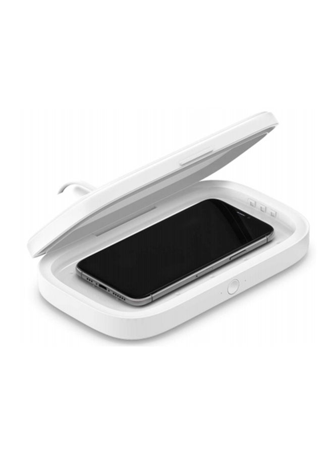 10W Fast Wireless Charging With UV Sanitizer White