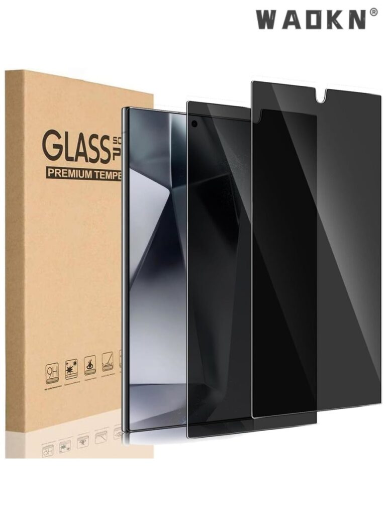 2-Pack HD Full Privacy Anti-Peeping Tempered Glass Screen Protector For Samsung Galaxy S24 Ultra