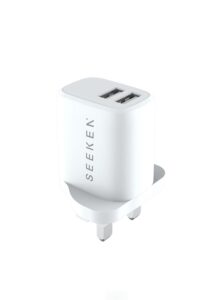 2-Port USB Wall Charger White