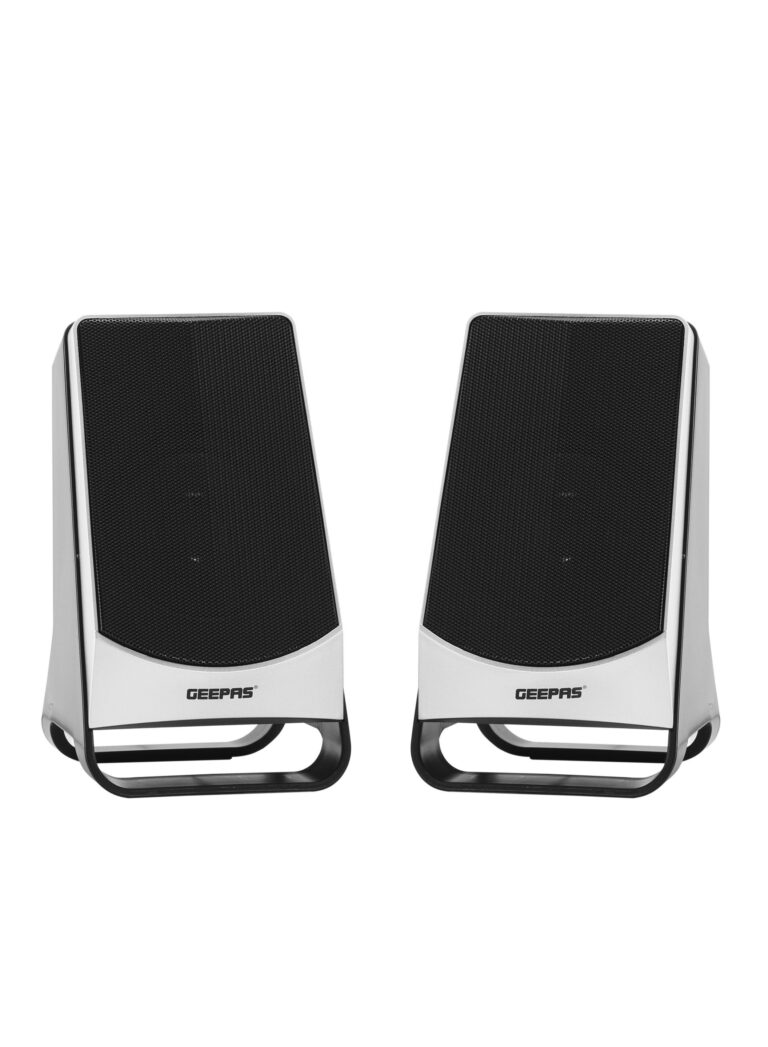 2.0 Computer Speaker |Saturated clear sound |Portable Design & Volume Controls | Clear & Powerful Sound Quality | USB DC 5V | Ideal for Pc