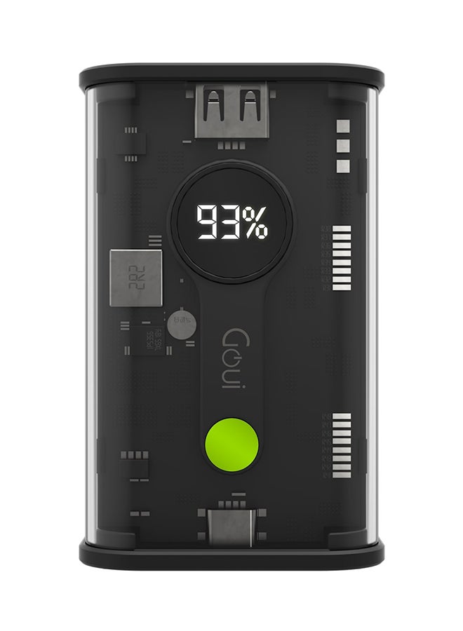 20000 mAh Nano Power Bank Black