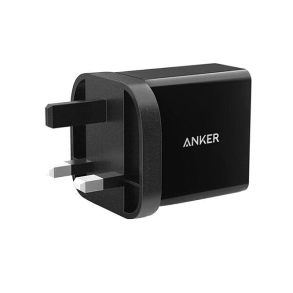 24W 2-Port USB Wall Charger Adapter Black