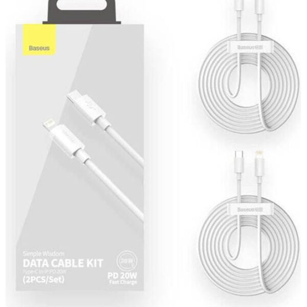 (2PCS/Set) USB C to Lightning Cable-Fast Charging Data Transfer