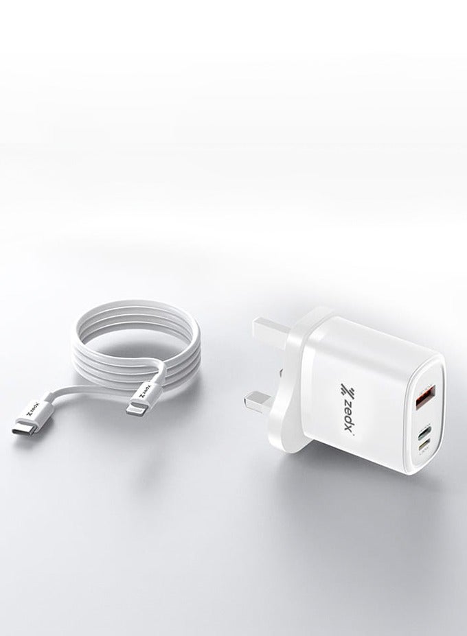 30W PD Charger with Lightning Cable