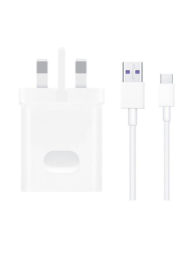 40W USB Type-C Wall Super Charger White