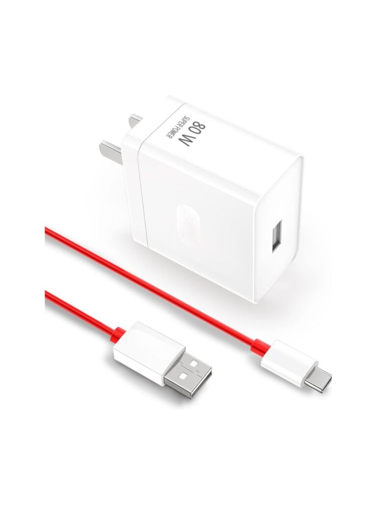 80W Warp Charger with Type C Cable Fast Charging Compatible with OnePlus 8T/9R/9/9 PRO/NORD/NORD 2