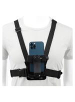 Adjustable Chest Mount Harness for Sport Camera Mobile Phone Stable Harness Strap Holder Mount for Outdoor Sports