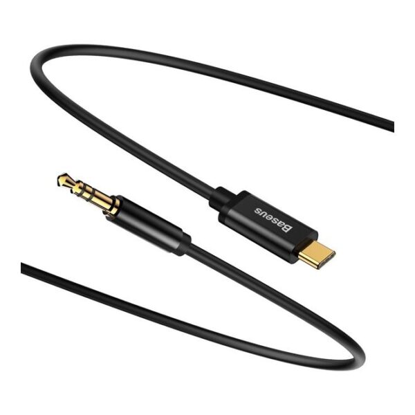 Audio Aux Jack Cable 3.93ft USB Type C To 3.5mm Headphone Stereo Cord Car Compatible With iPad Pro 2018 Google Pixel 2 3 XL Samsung Galaxy S21 S20 Ultra Note 20 10 Plus Black