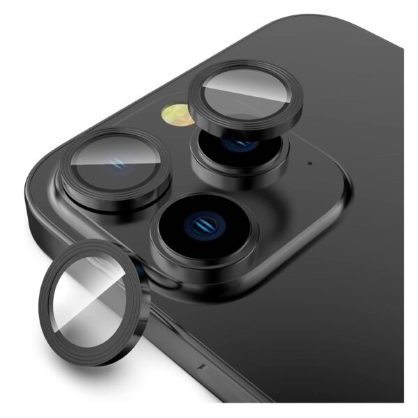 Camera lens Protector Ring for iPhone 14 Pro Max / 14 Pro - Black