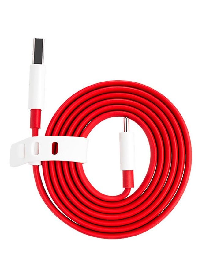 Dash Charge Type-C Cable For OnePlus 3 Red