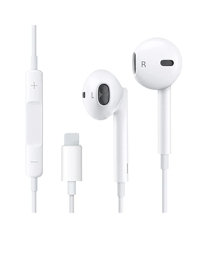 Earbuds Headphones Wired Earphones with Microphone and Volume Control Compatible with I phone