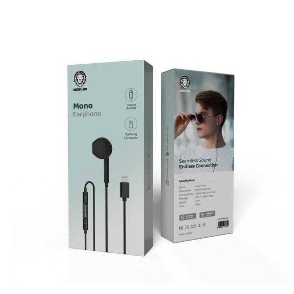 "Elevate Your Audio Experience with Green Lion Mono Earphone: Immerse Yourself in Unparalleled Sound Quality and Comfort"