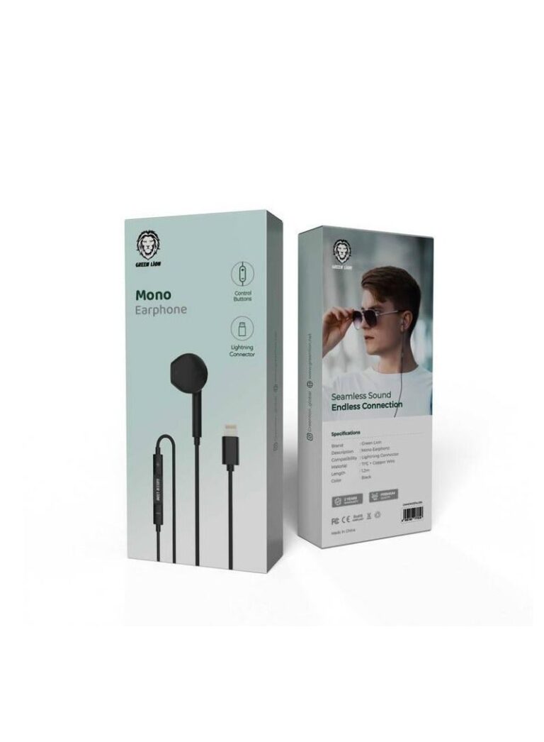 "Elevate Your Audio Experience with Green Lion Mono Earphone: Immerse Yourself in Unparalleled Sound Quality and Comfort"