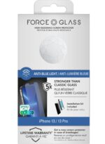 Force Glass iPhone 13 / 13 Pro Flat Anti Blue Light Screen protectors Lifetime Warranty