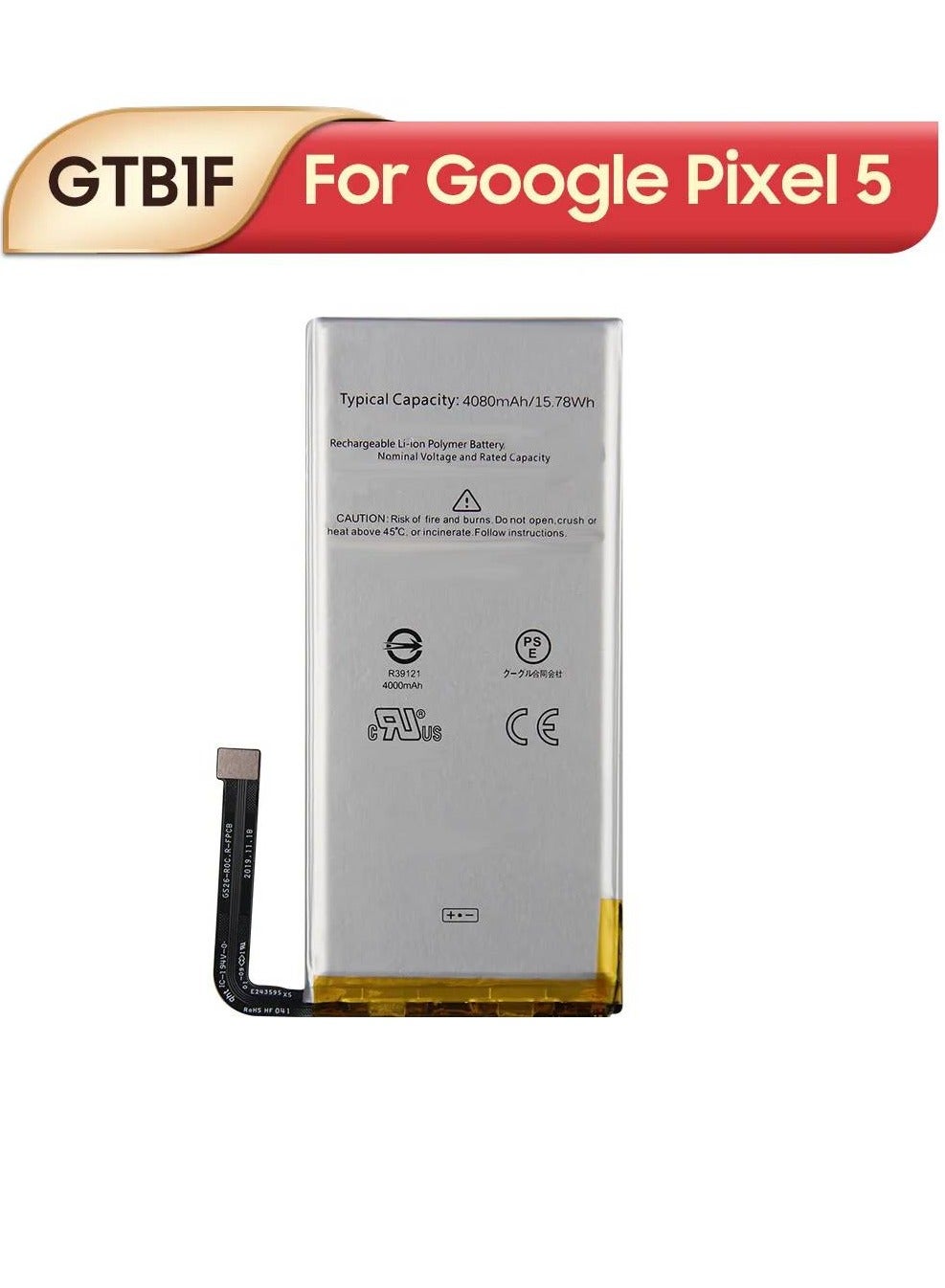 GTB1F High Quality Original Replacement Battery For Google Pixel 5