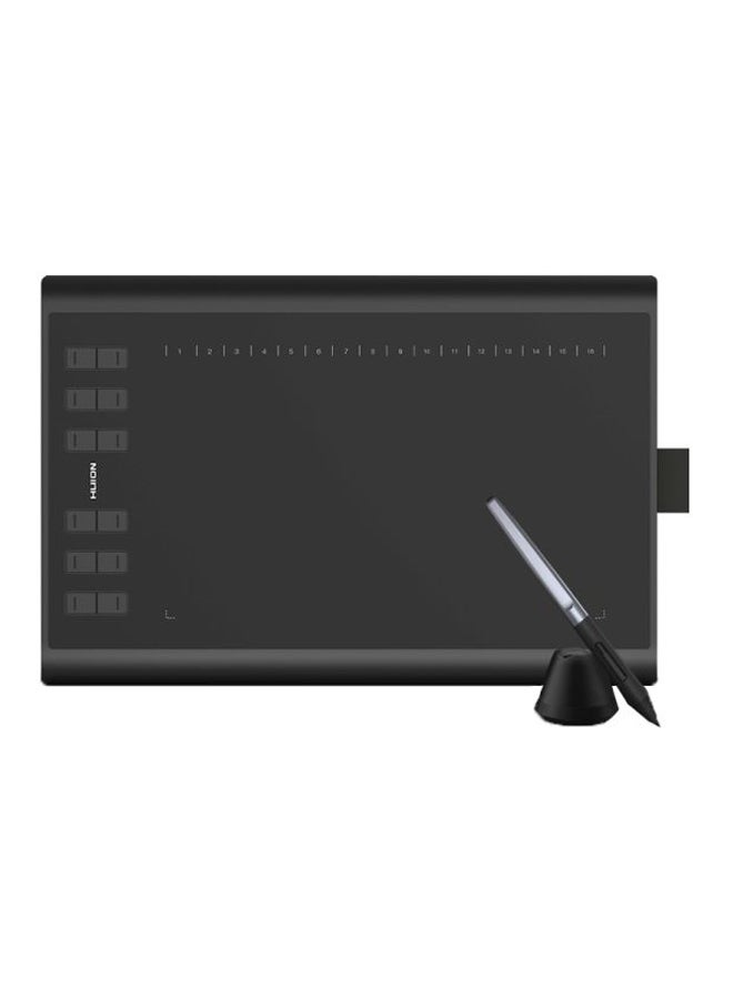 HUION Inspiroy H1060P Graphics Drawing Tablet with 8192 Pressure Sensitivity Battery-Free Stylus and 12 Customized Hot Keys