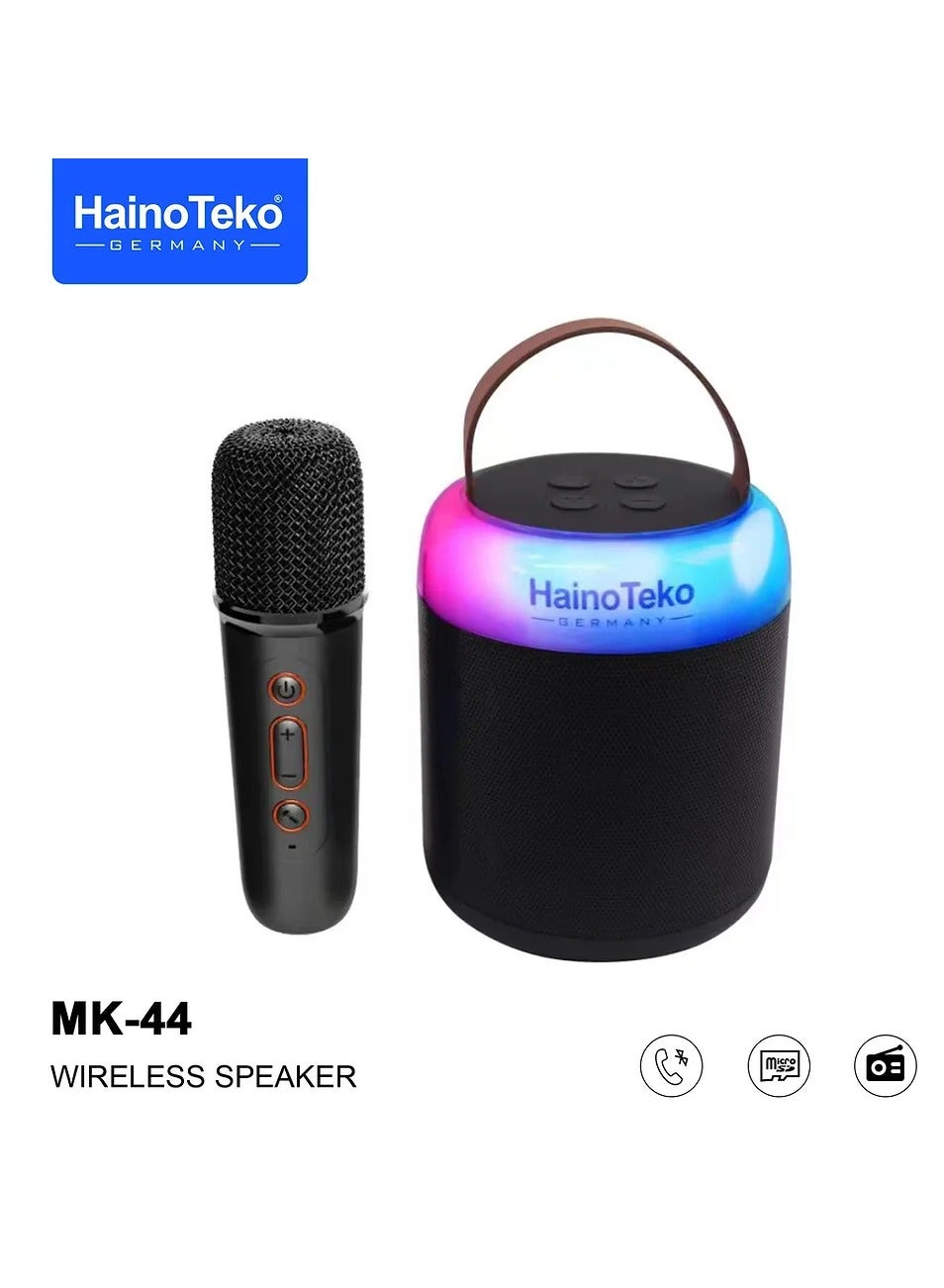 Haino teko MK-44 wireless speaker with wireless mic