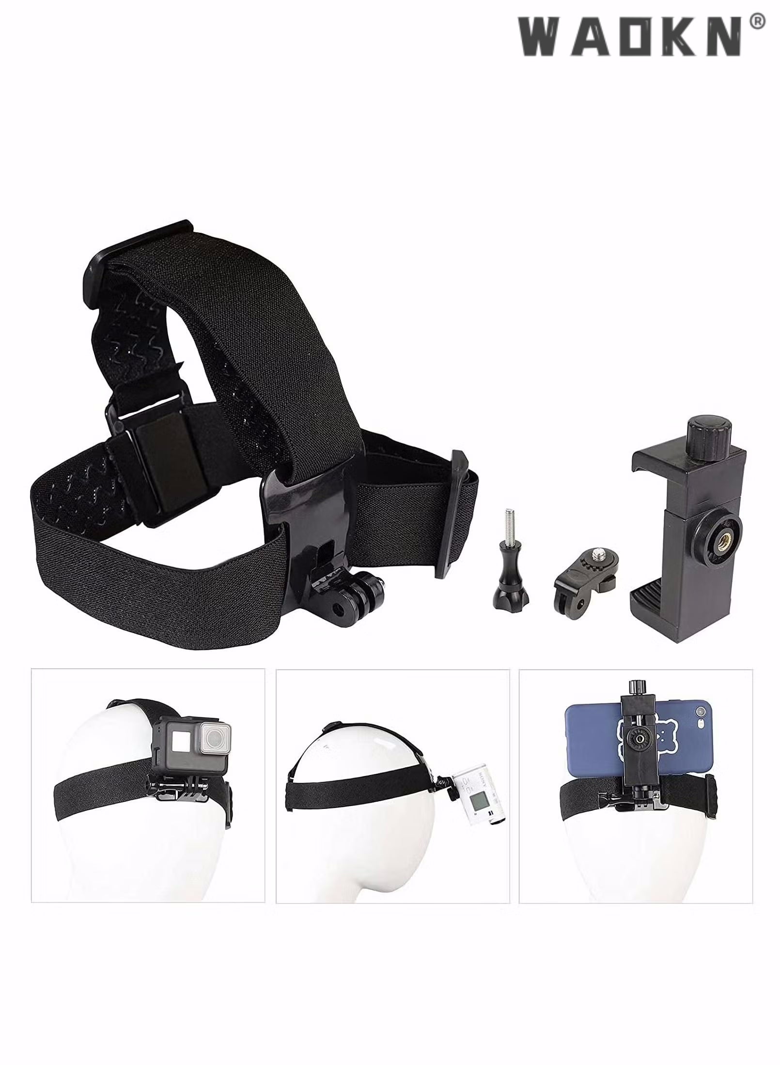 Head-Mounted Mobile Phone Holder